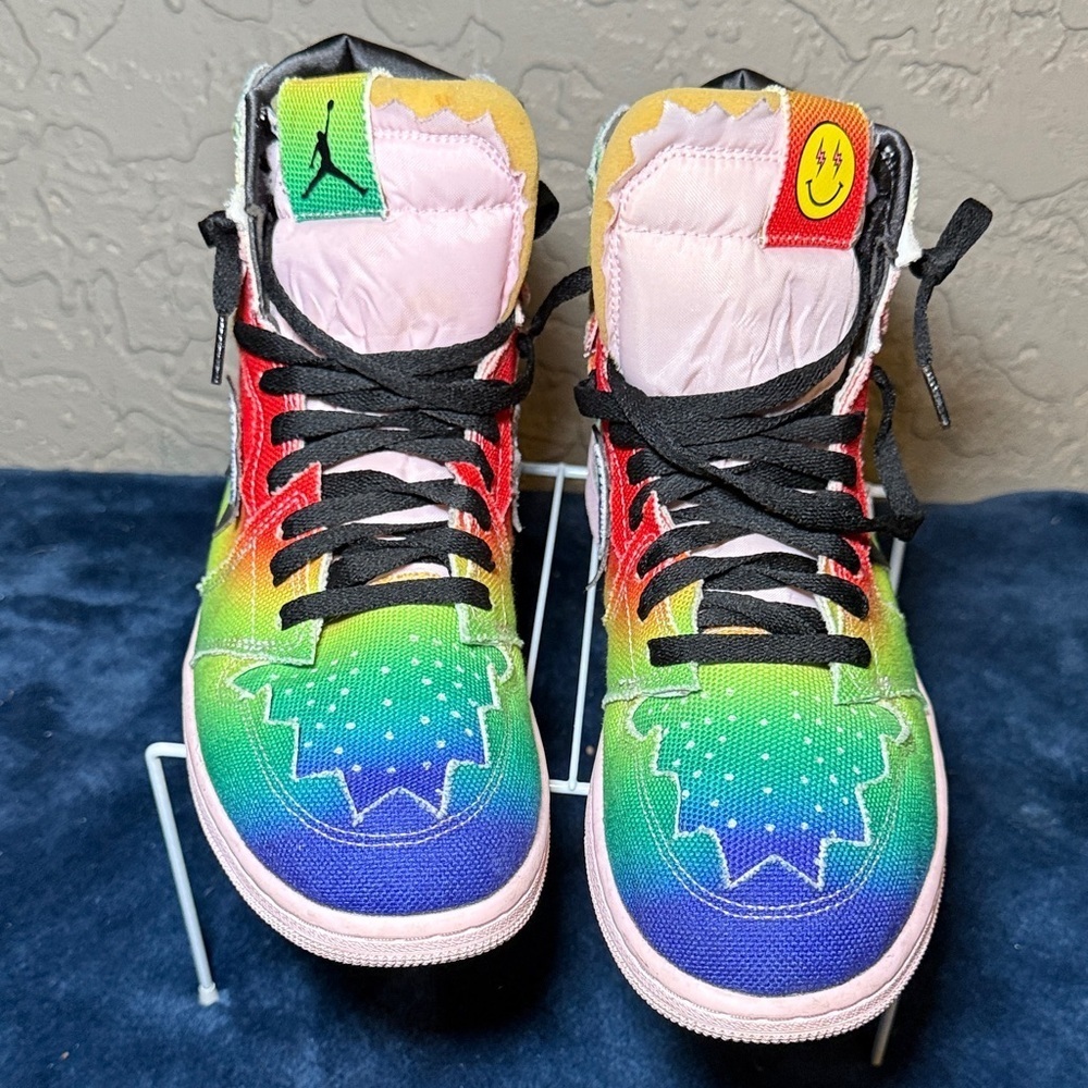 Jordan 1 Retro High OG x J Balvin Tie Dye Men’s 11 (Used) - Picture 12 of 16